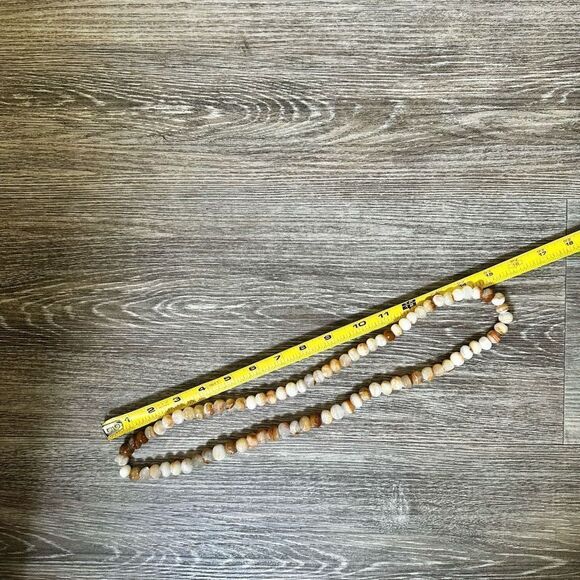 Calcite beaded long necklace - Picture 6 of 9